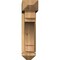 Ekena Millwork Merced Arts and Crafts Rough Sawn Bracket w/ Offset Brace, Western Red Cedar, 6"W x 24"D x 24"H BKT0604X24X24MRC03RWR - alternate 3